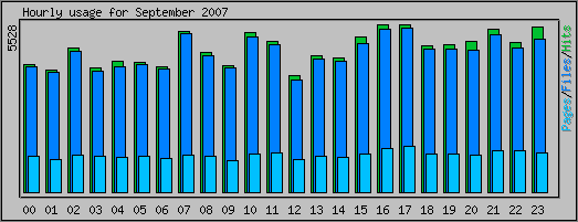 Hourly usage