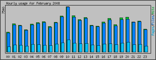 Hourly usage