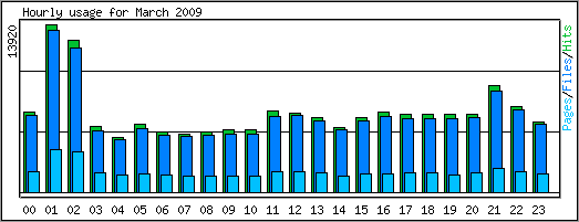 Hourly usage