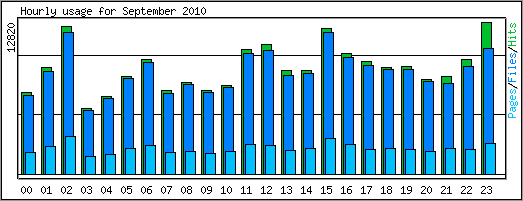 Hourly usage