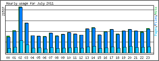 Hourly usage