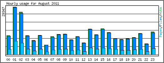 Hourly usage