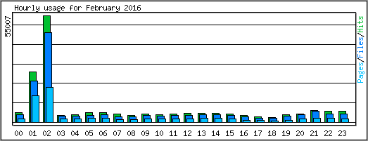 Hourly usage