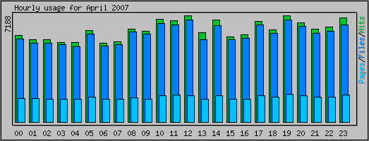 Hourly usage