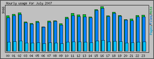 Hourly usage