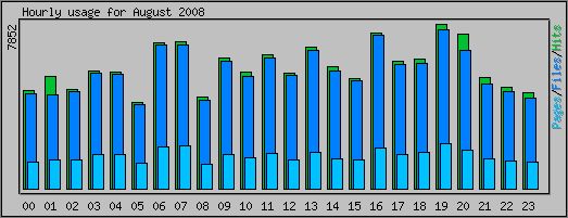 Hourly usage