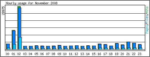 Hourly usage