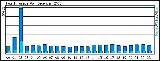 Hourly usage