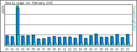 Hourly usage