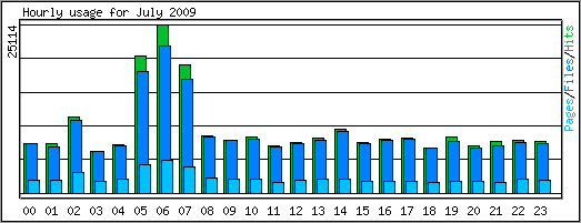 Hourly usage