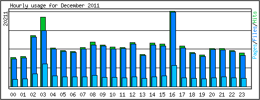 Hourly usage