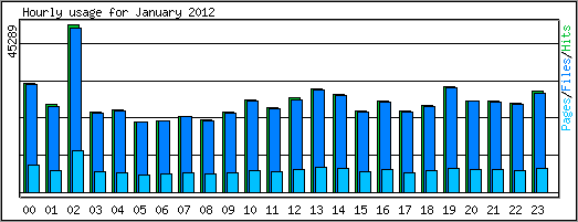 Hourly usage