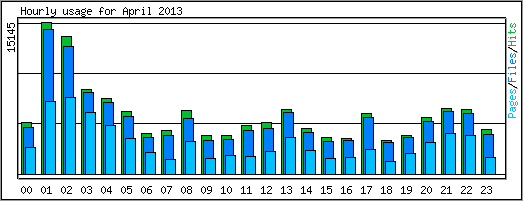 Hourly usage