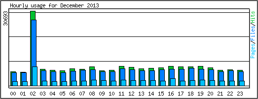 Hourly usage