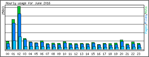 Hourly usage