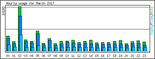 Hourly usage